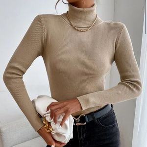 Tan Turtle Neck